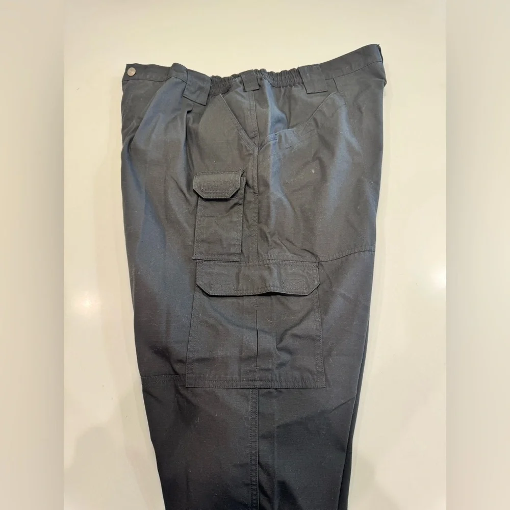 5.11 Tactical Taclite Pro Pants Men's 44x32(42) Black Ripstop Cargo Outdoor - Picture 4 of 11